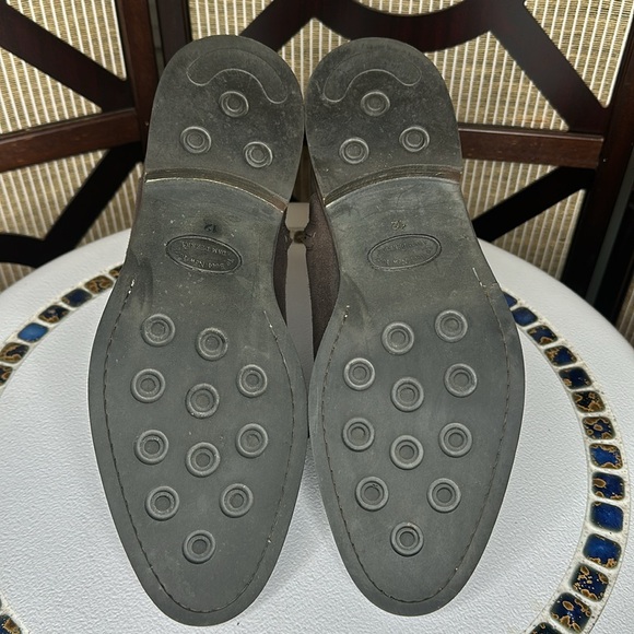 To Boot New York Adam Derrick Boots Mens 12 Muller Dark Brown Waxed Suede Zip - Picture 8 of 10